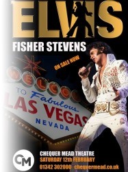 Elvis in Vegas with Fisher Stevens at Chequer Mead, East Grinstead